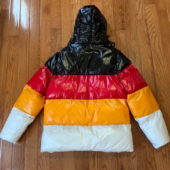 ELLESSE: ALME HOODED PUFFER JACKET - Picture 3 of 4